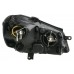 Volkswagen Polo 2005-2009 Black Inner Halogen Head Lamp Unit Passenger Side